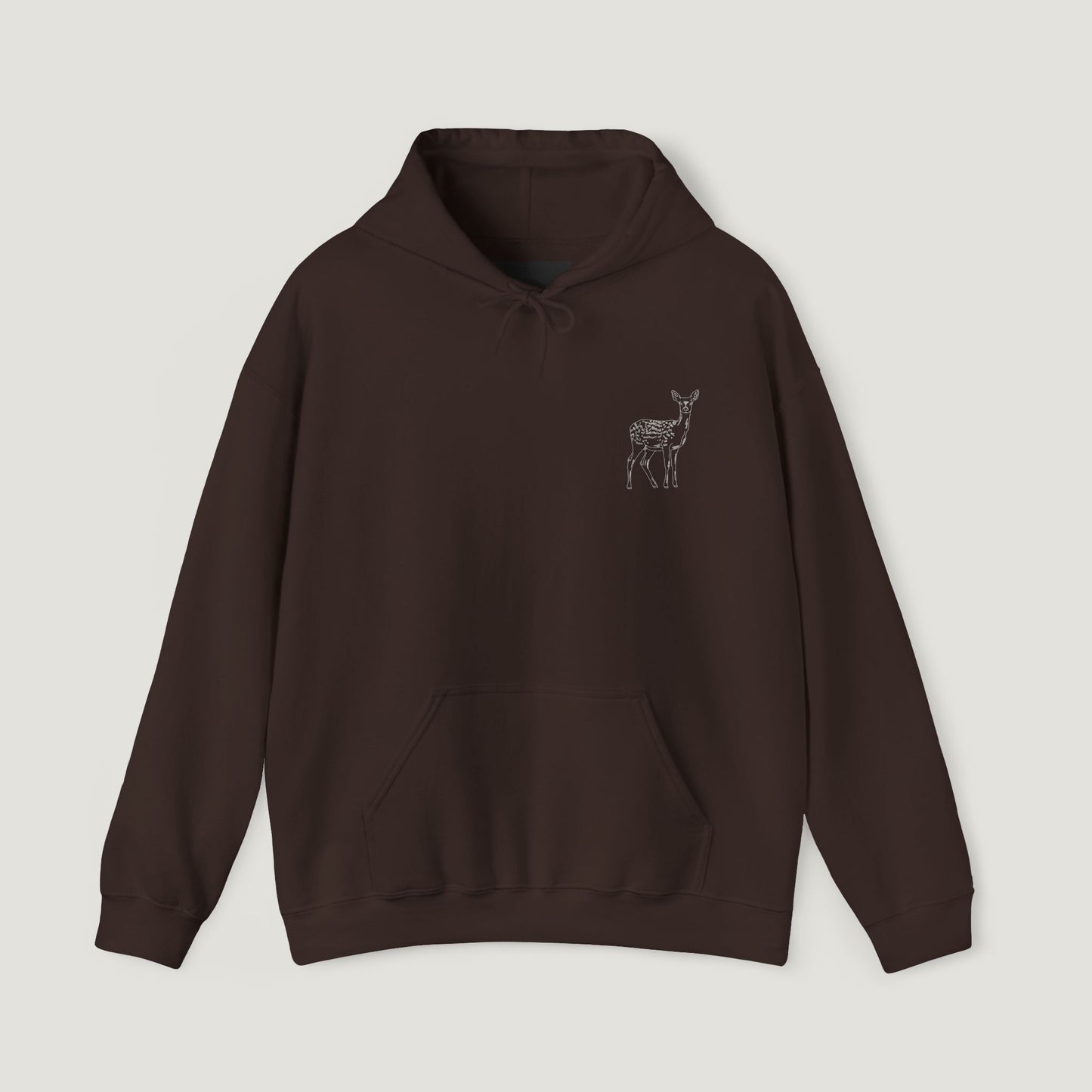 chocolate deer hoodie