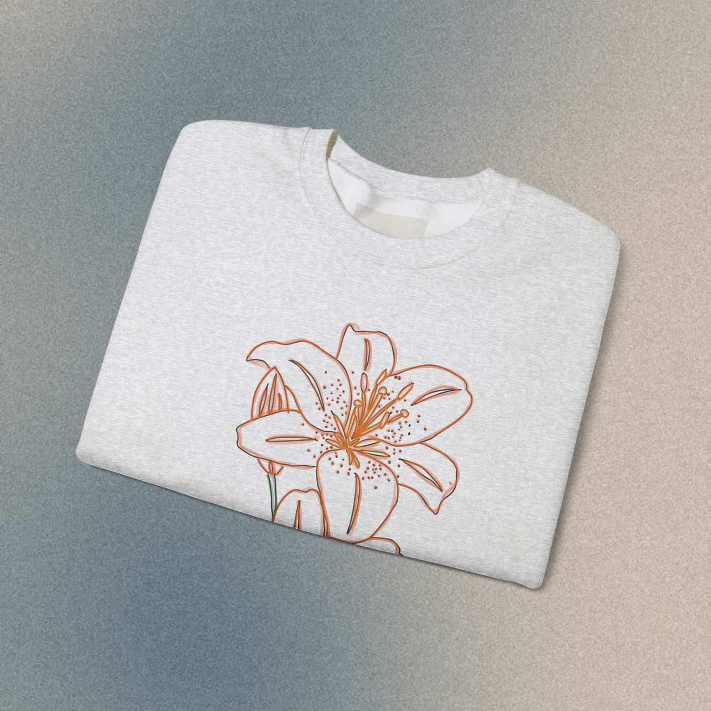 'lily' flower sweatshirt