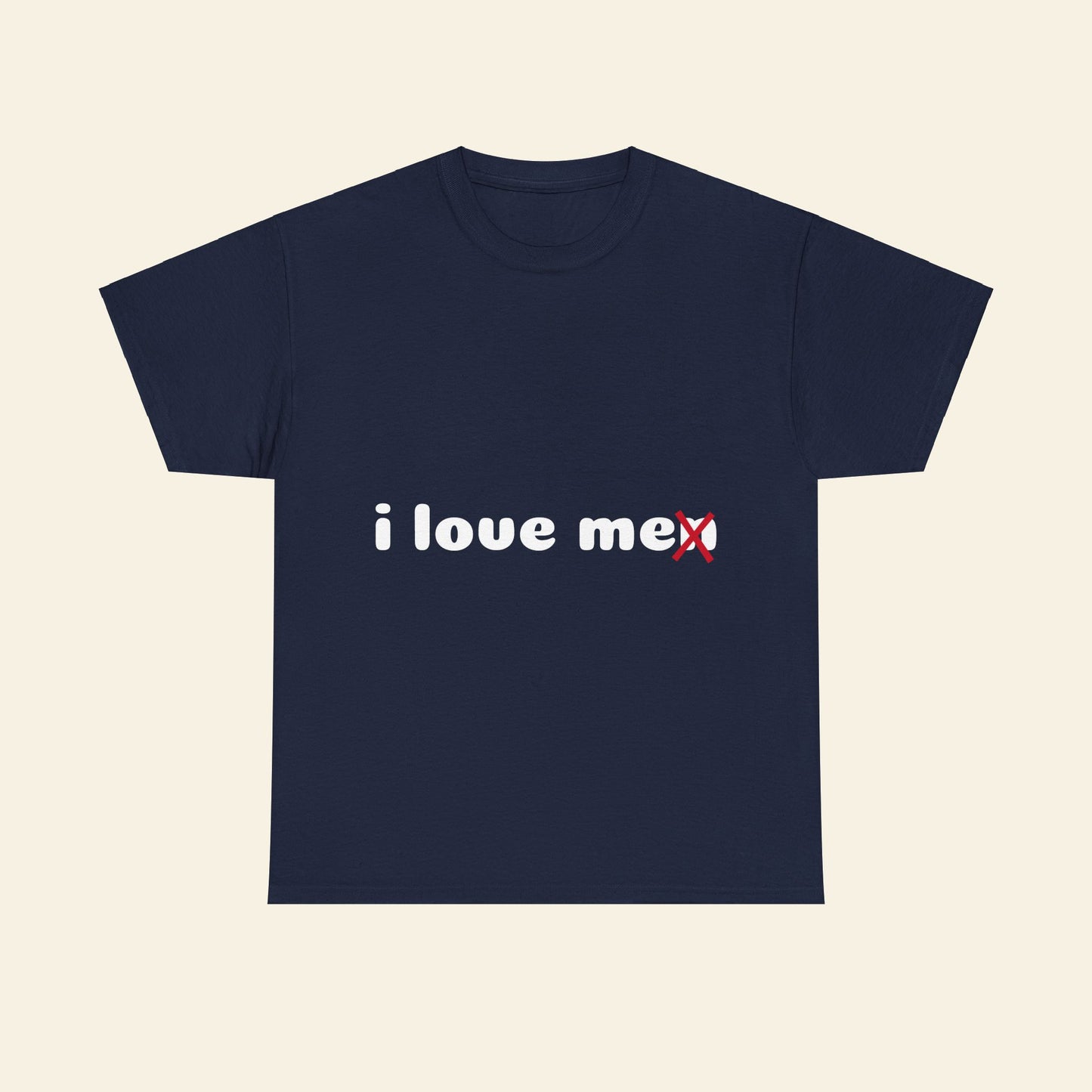 "i love me/n" graphic tee