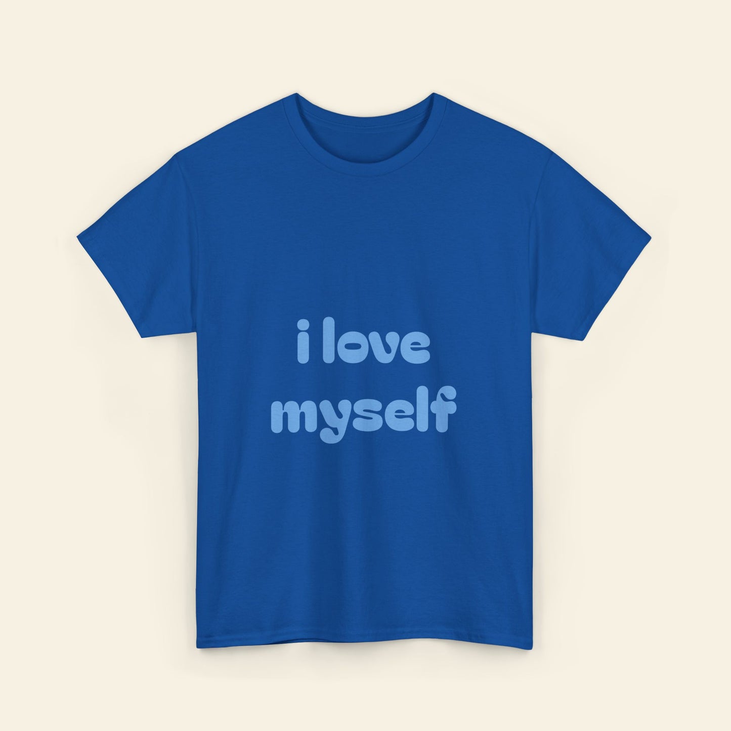 "i love myself" graphic tee