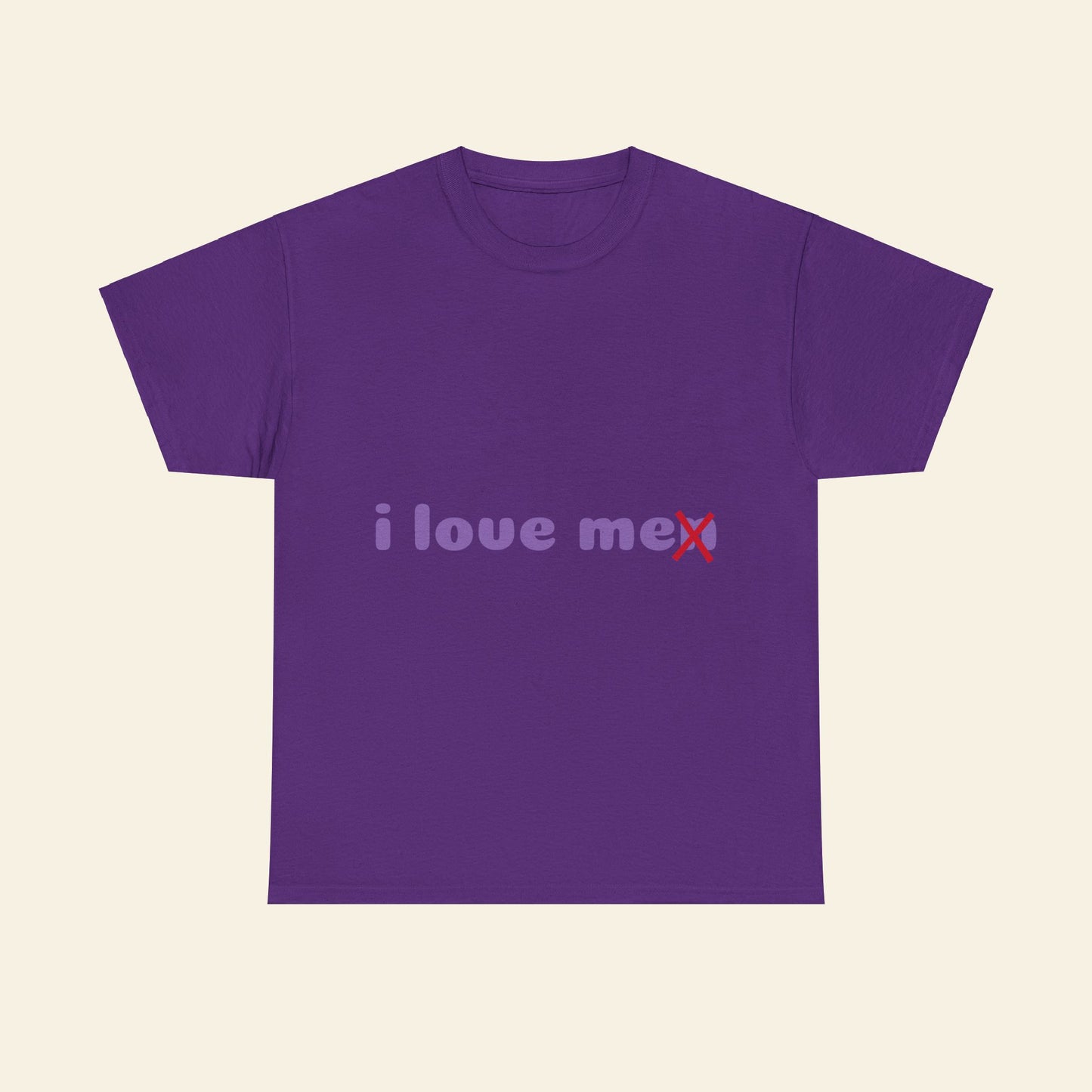 "i love me/n" graphic tee