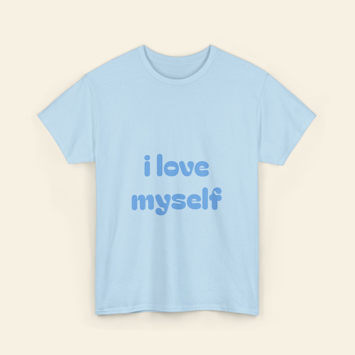 "i love myself" graphic tee