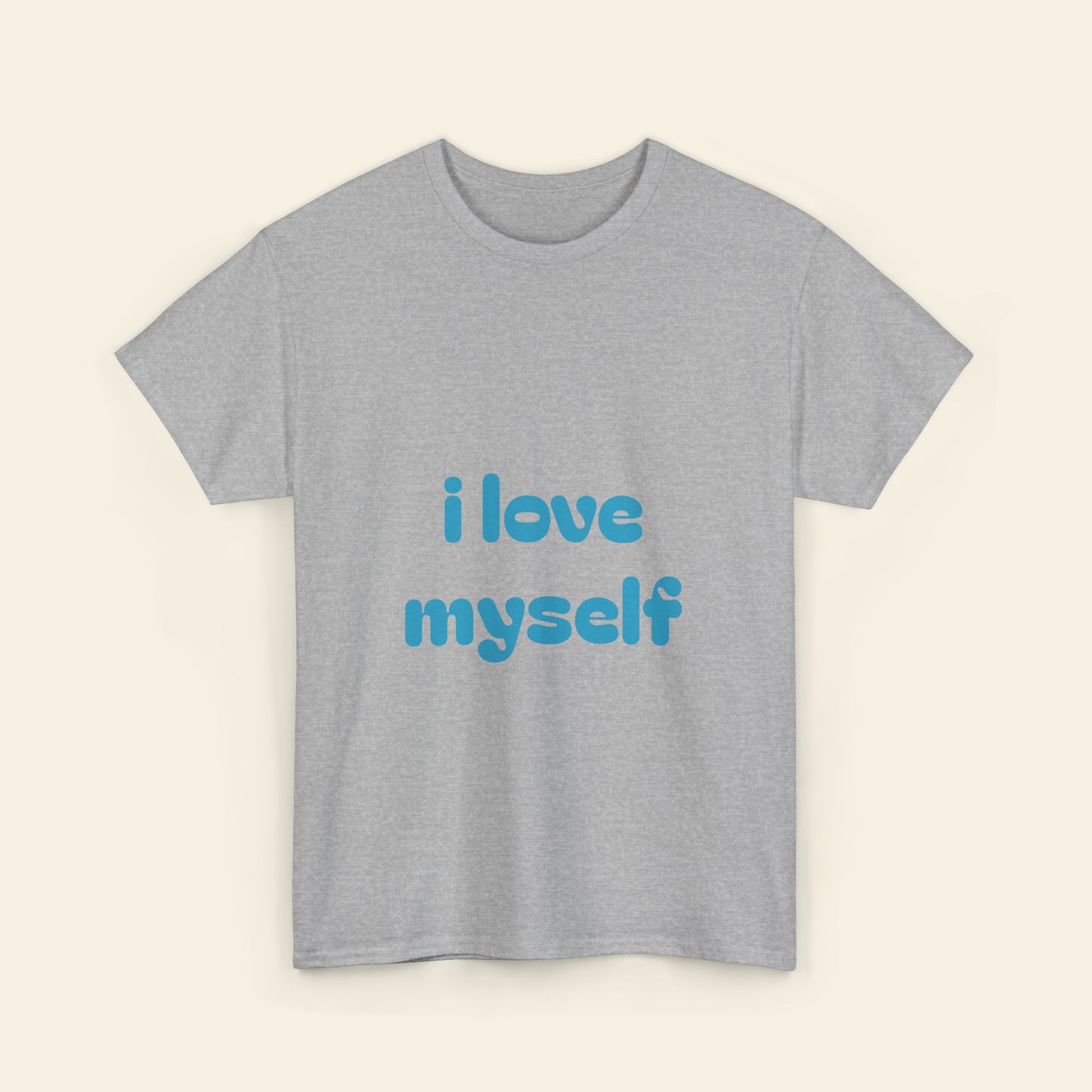 "i love myself" graphic tee