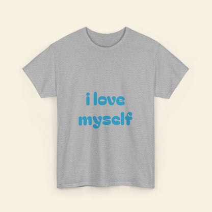 "i love myself" graphic tee