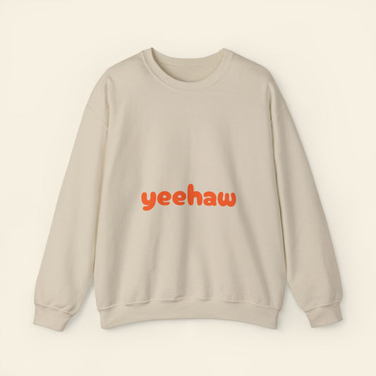 "yeehaw" crewneck sweatshirt