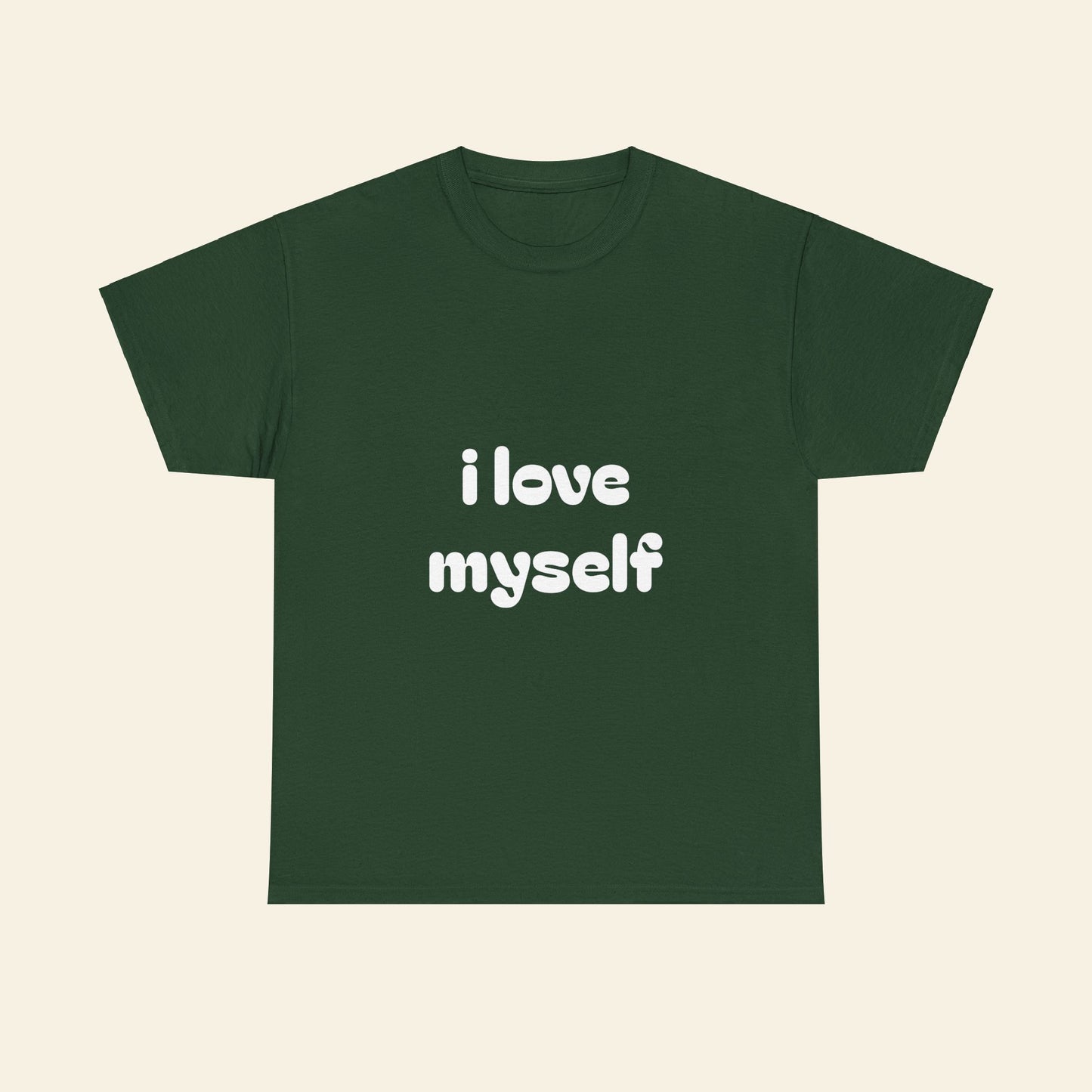 "i love myself" graphic tee