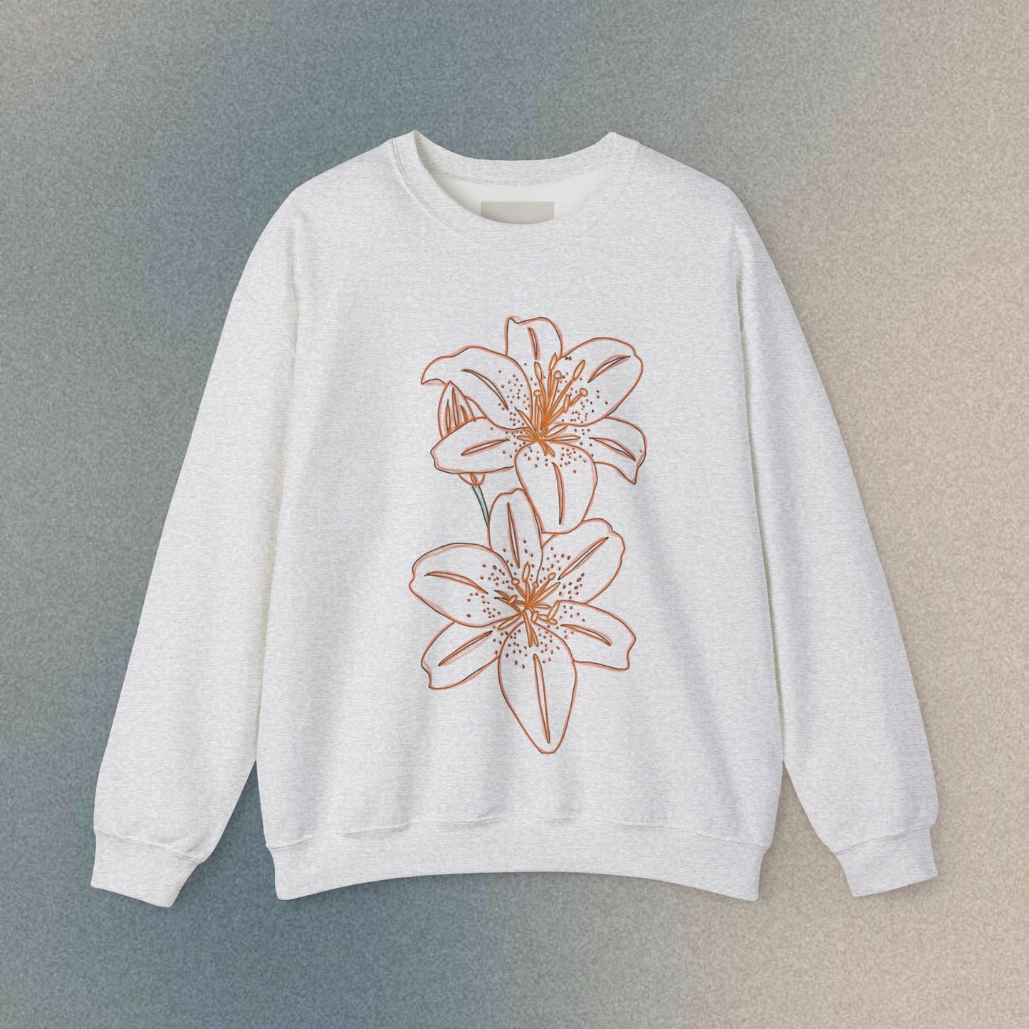 'lily' flower sweatshirt