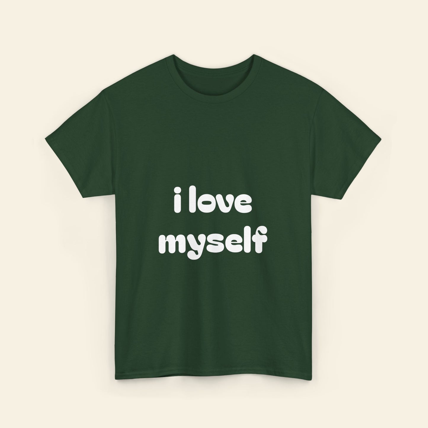 "i love myself" graphic tee