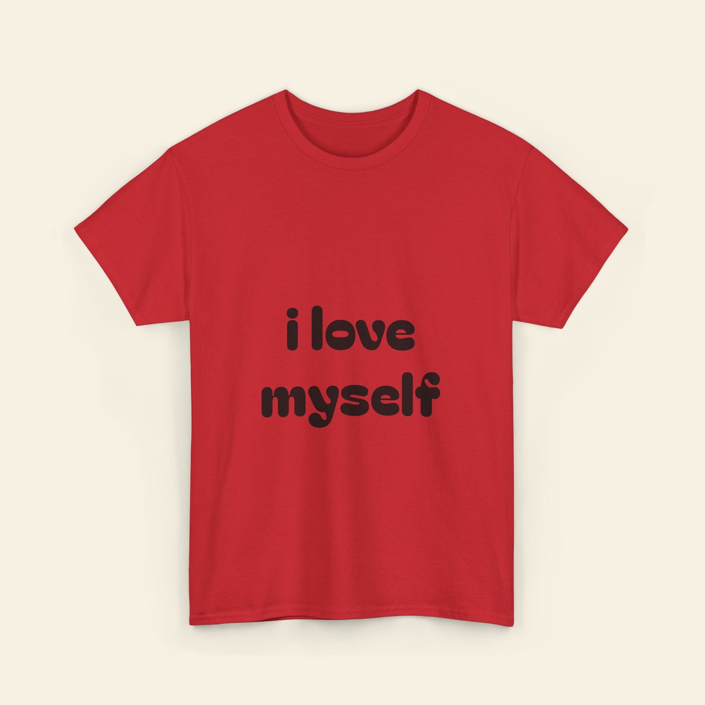 "i love myself" graphic tee