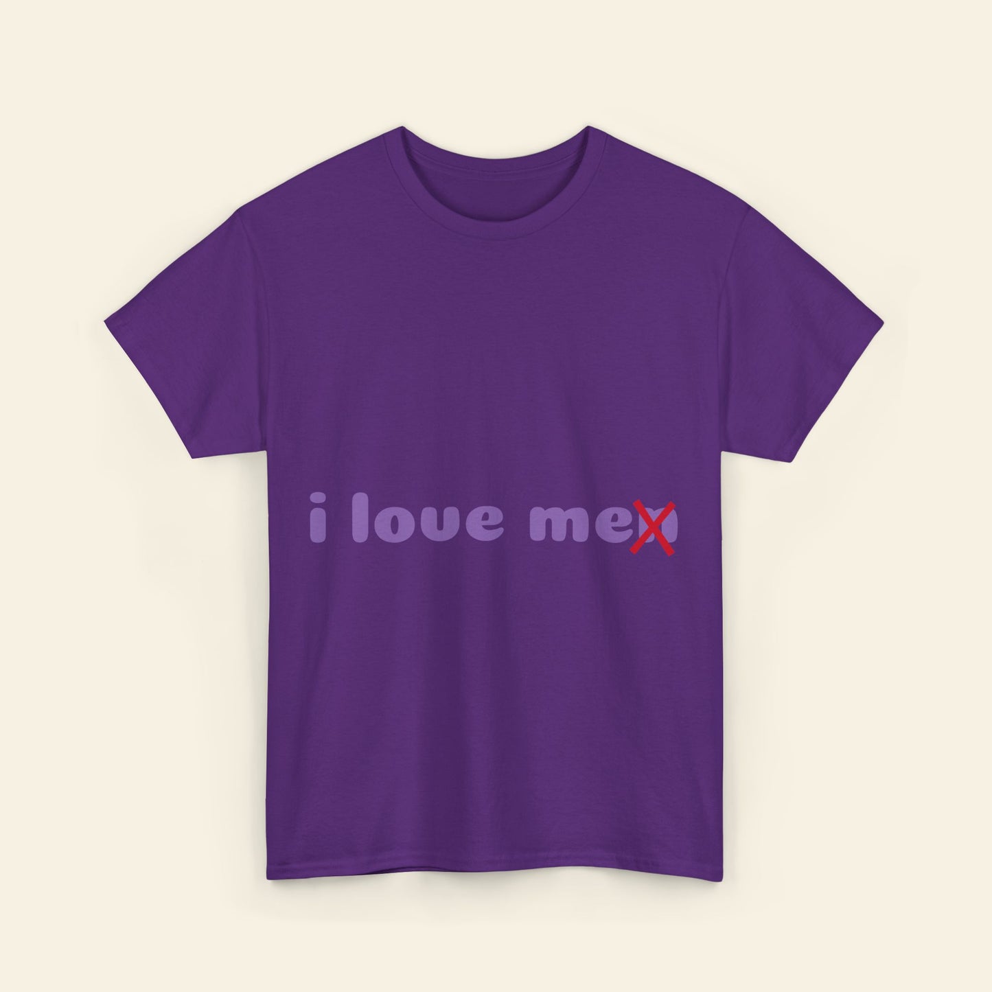 "i love me/n" graphic tee