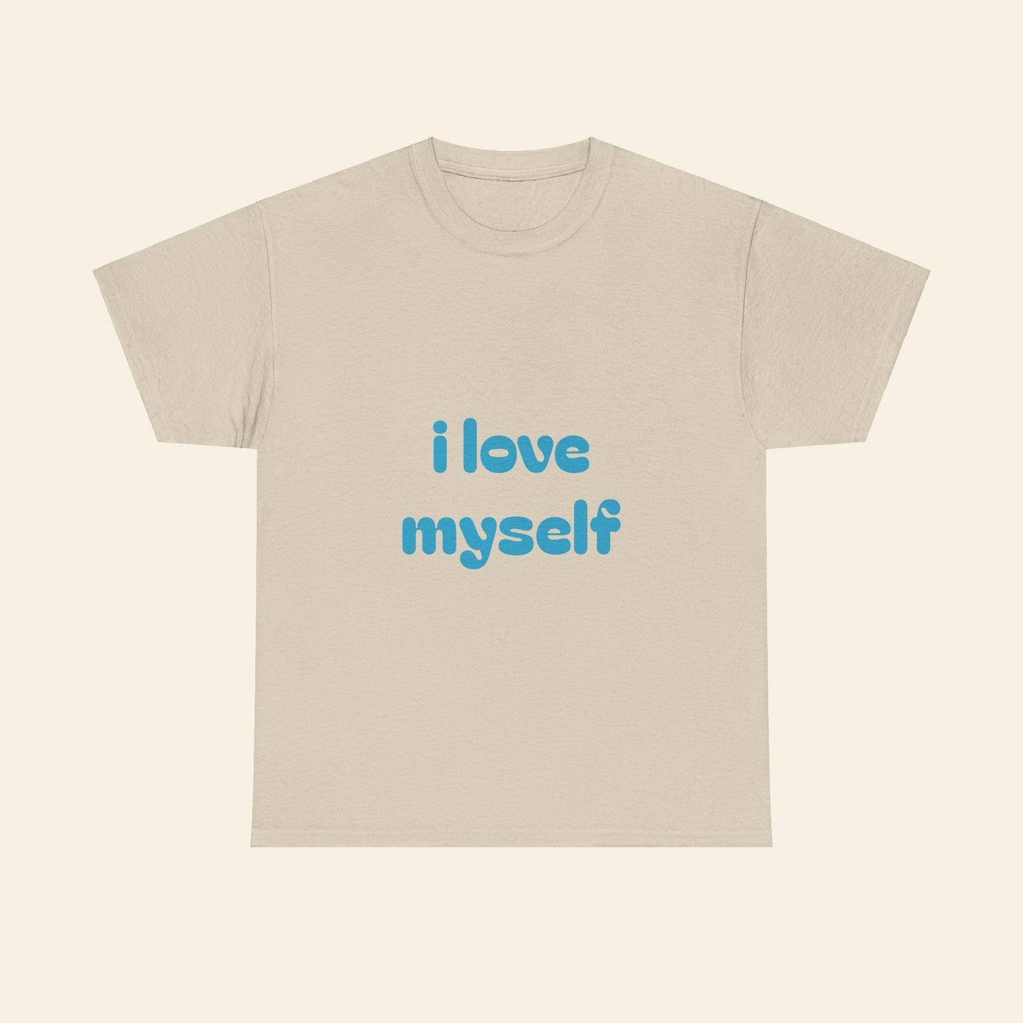 "i love myself" graphic tee