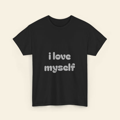 "i love myself" graphic tee