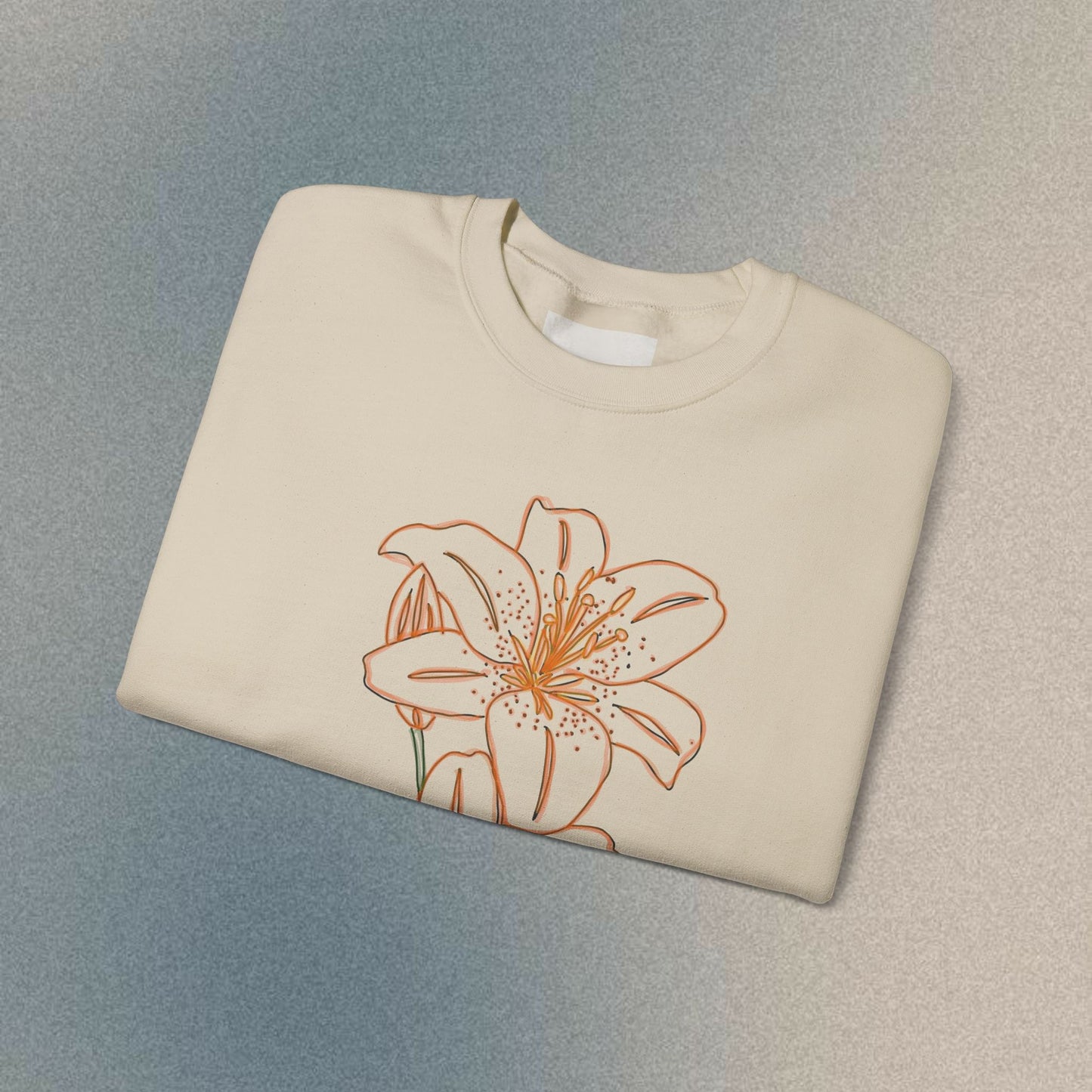 'lily' flower sweatshirt